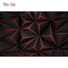Yeele أسود بلون أحمر الإنتصارات 3d الماس نمط التصوير الخلفيات