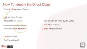 Spanish Direct Object Pronouns Explained I Will Teach You
