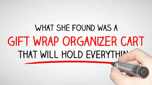 Compare prices & save money on home organization. Gift Wrap Organizer Cart Youtube