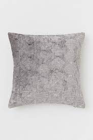 Velvet Cushion Cover Gray Home All H M Us Velvet Cushions Cushion Cover Cushion Covers Online