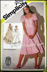 Vintage 1981 Gunne Sax Pattern Vintage Gunne Sax Dress Maxi Dress Wedding Pattern Fashion