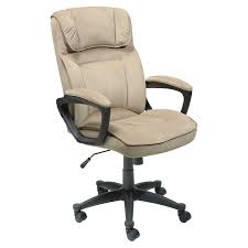 Serta Microfiber Executive Office Chair Light Beige 43670 Office Chair Executive Office Chairs Best Office Chair