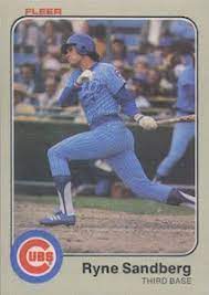 By the '80s, baseball card values were rising beyond the average hobbyist's means. Top Ryne Sandberg Baseball Cards Rookies Autographs