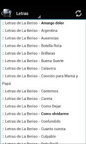 Es una aplicación que permitirá escuchar y saber la letra de su artista canción favorita. La Beriso Musica Letras For Android Apk Download