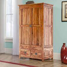 Countryside amish furniture creates each solid wood armoire to order, ensuring you receive the perfect furniture complement to your bedroom. Delaware Rustic Solid Wood Wardrobe Armoire With Drawers