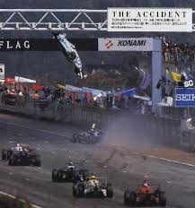 F3 Driver Takashi Yokoyama 25 Crashes Into The Back Of Another Car And Goes Airborne Hits Signboard And Dies Instantly Car Was Accident Car And Driver Racing