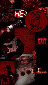 Image shared by carmen la nube. Aesthetic Red And Black Wallpapers Wallpaper Cave