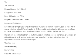 Leave to days um what also. O Write Ito An Grant Application To The Principal You Five Daye Sick Leave Chequealing