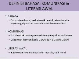 Perkembangan bahasa di tingkat pemula ( bayi) dapat dianggap semacam persiapan berbicara. Facebook