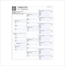 7 Generation Family Tree Template 12 Free Sample Example