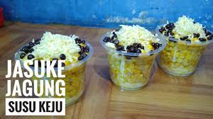 Rebus tiriskan•agar rasa vanila•gula pasir (opsional)•air•tepung maizena putih. Resep Jasuke Jagung Susu Keju Youtube