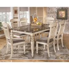 Visit the signature design by ashley store. Ashley Furniture Signature Design Manadell 7 Piece Group At Big Sandy Superstore Rectangular Dining Room Table Country Dining Tables Country Style Kitchen