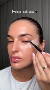 Eyeliner made easy 🖤✨ , Using @yslbeauty crush liner , #eyeliner  #eyelinertutorial #makeup #tutorial #makeuptutorial #makeuphacks #makeuptips