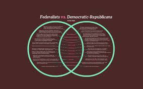 Federalists Vs Democratic Republicans By Kylie Tefft On Prezi