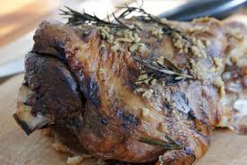 Leg Of Lamb In The Slow Cooker With Garlic And Rosemary Dinner With Julie Recipe Slow Cooker Lamb Lamb Leg Recipes Lamb Recipes