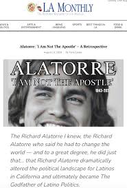 Story about Chicano Power passing away in Wimauma.