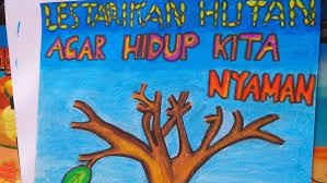 Contoh Gambar Poster Lingkungan Hidup Yang Mudah Digambar Lengkap Kumpulan Gambar Wallpaper