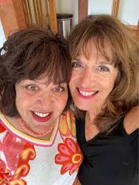 Loved celebrating my gorgeous sister Cassy King Kamarck's birthday  yesterday with mom Pamela Cunningham and then champagne and homemade green  chicken chili supervised by Cassy's beloved husband Tino Kamarck today