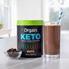 Orgain Keto Collagen Protein Powder Chocolate 14 08oz Keto Protein Powder Collagen Protein Powder Collagen Protein