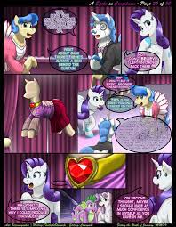 802701 - safe, artist:kitsuneyoukai, fancypants, rarity, sapphire shores,  spike, sweetie belle, dragon, pony, unicorn, comic:a spike in confidence,  butt, comic, dialogue, explicit source, eyes closed, female, good end,  happy, interior, male, mare,