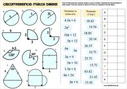 Practice naming circles and calculating circumference, radius, diameter, and area of a circle. Lesson Plans Standard Form