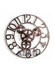 Orologio Da Parete In Ferro Effetto Vintage Con Ingranaggi E Cifre Complementi D Arredo E Orologi Da Parete In Offerta Onli Orologi Da Parete Orologio Parete