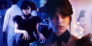 Tim Burton's New Horror Movie Couldn't Resist Honoring Jenna Ortega's  Wildly Popular Wednesday Scene