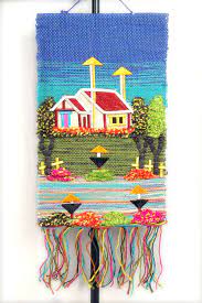 Wall Hanging Handmade Craft Of Jute Jute Wall Art Cool Tapestries Hanging Fabric