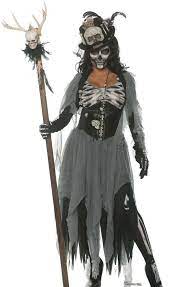 Black Magic Voo Doo Priestess Costume Womens Voodoo Witch Doctor Small S 4 6 Underwraps Voodoo Priestess Costume Priestess Costume Voodoo Doll Costume
