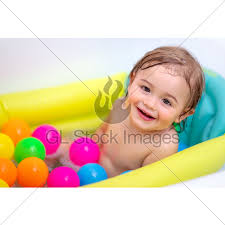 Black african american baby taking bath eating vector. Baby Boy Taking Bath Gl Stock Images