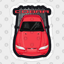 Both 306 with ecams, both irs swaped. Mustang Cobra 1994 To 1998 Sn95 Red Sn95 Cobra Sticker Teepublic