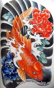 Hình xăm cá chép ở bắp tay. Hinh XÄƒm Ca Chep Tá»« Ngá»±c Qua Tay Hoa Máº«u Ä'Æ¡n 30 Hinh XÄƒm Hoa Máº«u Ä'Æ¡n Ca Chep