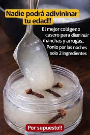 Tu piel lo va a amar: colágeno casero con 3 ingredientes naturales desde  casa. RECETA EN EL PRIMER COMENTARIO 👇