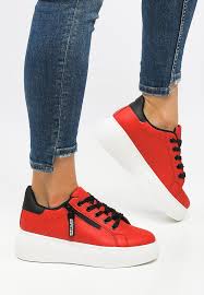 Scarpe da donna di marca a prezzo vantaggioso online. Scarpe Sportive Da Donna Zone Rosse La Doar