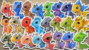 At the top of the two horns on top of the head the colours get lighter and eventualy yellow. 100 Baby Dragon Drawing From Dragon Mania Legends Youtube