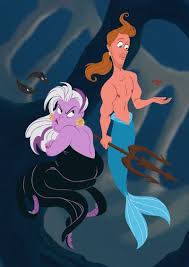 Yohann Antoine King Triton And Ursula Were Brother And Sister In An Early Version Of The Little Mermaid I Disney Concept Art Disney Art The Little Mermaid