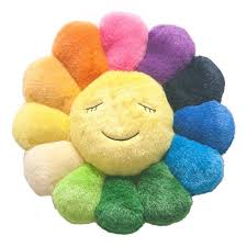 Takashi Murakami Flower Pillow Rainbow 60cm Murakami Flower Takashi Murakami Murakami