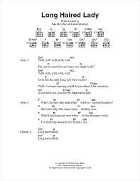 Stream long haired lady taken from 'ram' by paulmccartney_com from desktop or your mobile device. Paul Mccartney Long Haired Lady Sheet Music Pdf Notes Chords Rock Score Guitar Chords Lyrics Download Printable Sku 100234