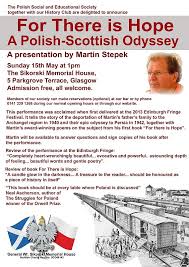Sikorskiego 5 parkgrove terrace, glasgow, g3 7sd. For There Is Hope A Scottish Polish Oyssey Martin Stepek Sunday 15 May 2016 Sikorski Polish Club Glasgow West End
