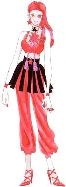 She even wears a red sleeveless top with pants and shoes and a black skirt. Eudial Sailor Moon Wiki Fandom