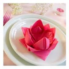 Pliage De Serviette Fleur De Lotus Pliage Serviette Fleur Pliage Serviette Pliage Serviette Papier