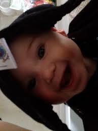 Scoring a purple trolley at Costco with a cute baby outfit