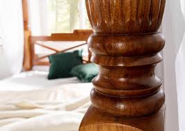 Wohnen einstieg durch seitliche schiebetür. Bett 200x140 Massiv Kolonialstil Kaufen Massivmoebel24