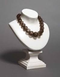 Mona Hatoum Hair Necklace 1995 Hair Necklace Fiber Jewelry Hair Art