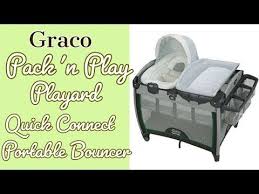 Graco Pack N Play Playard Quick Connect Portable Bouncer Setup Youtube Pack N Play Graco Pack N Play Playard