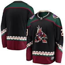 Adidas men's custom arizona coyotes authentic pro home jersey. Men S Arizona Coyotes Fanatics Branded Black Alternate Breakaway Jersey