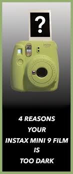 The Four Main Reasons Your Fujifilm Instax Mini 9 Pictures Are Too Dark Instax Mini Fujifilm Instax Mini Instax