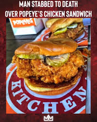 On august 27th, popeyes sold out of their chicken sandwiches according to their twitter account (shown below). My Mixtapez On Twitter Man Stabbed To Death Over Popeyes Chicken Sandwich In Oxon Hill Maryland After Popeyes Added Back The Sandwich To Their Menu Altercations In Crowded Areas Have Taken Place