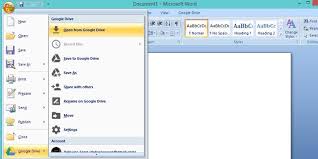 Cara Akses Google Drive Dari Microsoft Word