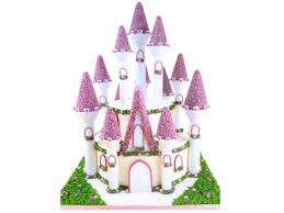 Puderzucker mit wasser zu einem glatten guss verrühren und mit speisefarbe rosa. Romantisches Schloss Kuchen Set Tortenaufsatze Cake Masters